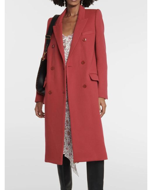Isabel Marant Red Enarryli Coat