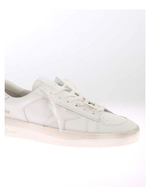 Golden Goose Deluxe Brand White Stardan Sneakers for men