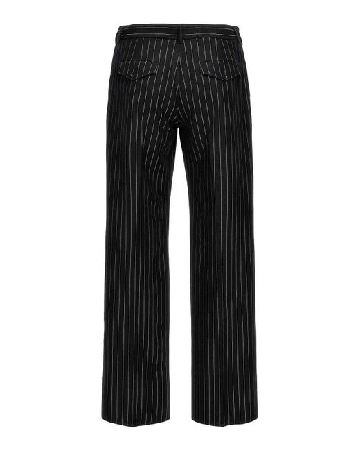 Off-White c/o Virgil Abloh Black Straight Pants for men