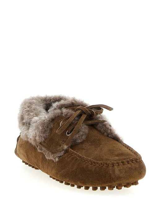 Brunello Cucinelli Brown Driving Loafer Loafers