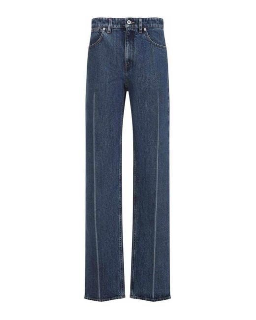 Jil Sander Blue 114 Treated Trousers