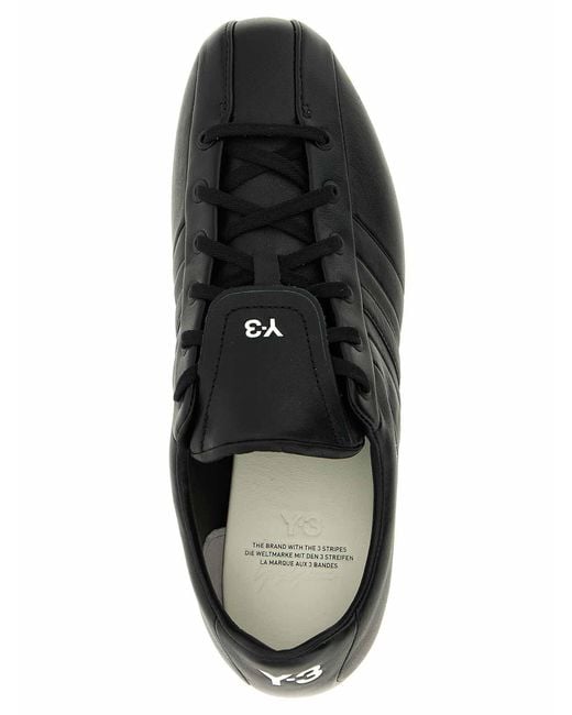 Y-3 Black Field Sneakers for men
