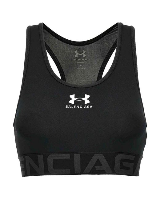 Balenciaga Black Sports Top X Under Armour