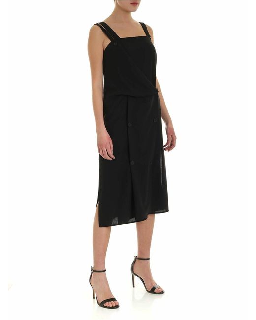 McQ Alexander McQueen Black Kotomi Dress