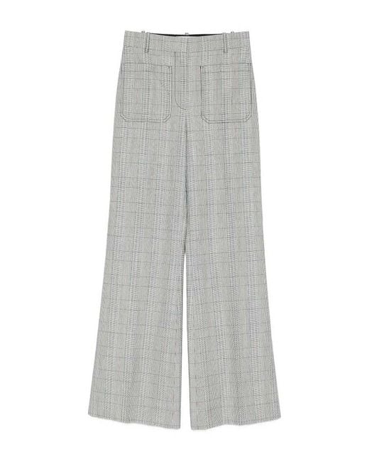 Victoria Beckham Gray Alina Trousers