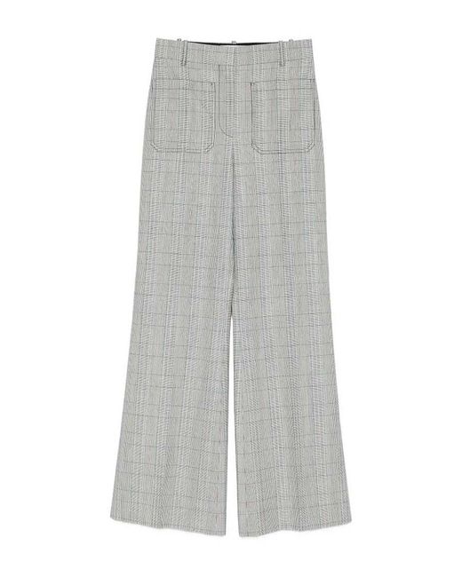 Victoria Beckham Gray Alina Trousers