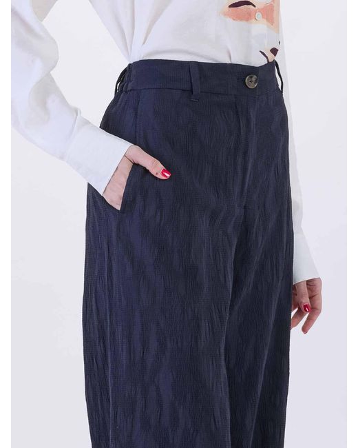 Paul Smith Blue Pantalone Largo