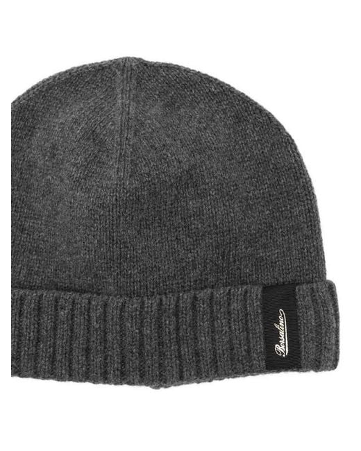 Borsalino Gray City Cashmere Beanie