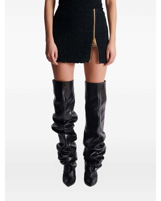 Balmain Black Minigonna