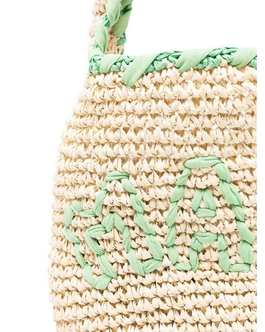 Marni Metallic Nassa Small Borsa Logo
