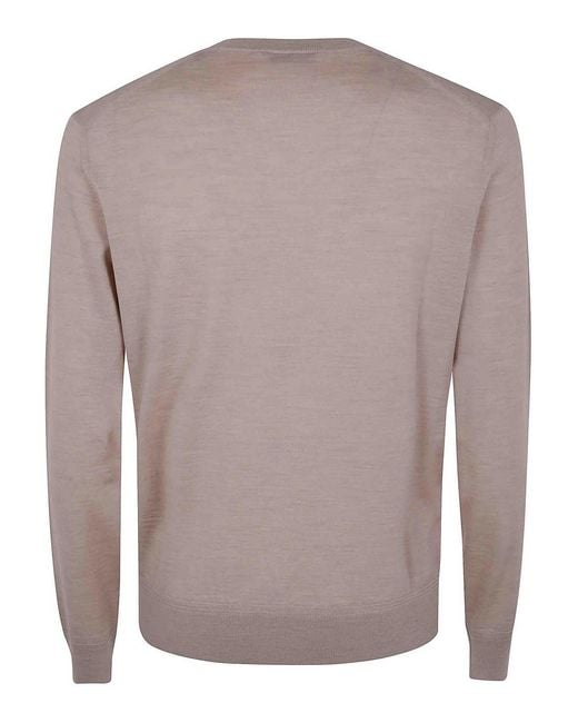Tom Ford Brown Knitwear Crew Neck Knitted for men