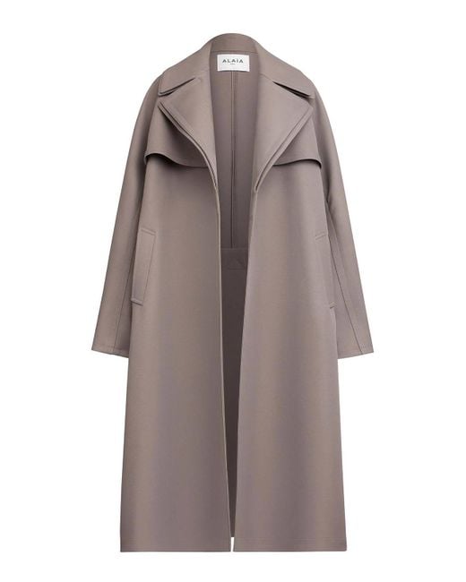Alaïa Brown Trench Coat