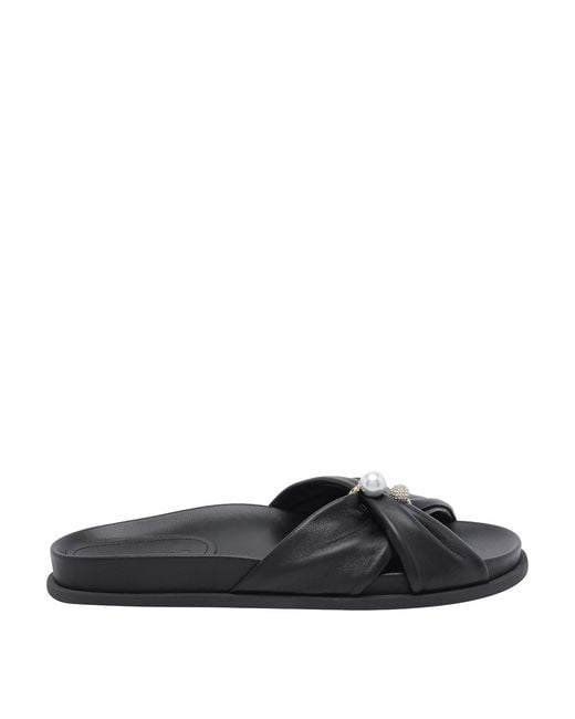 Jimmy Choo Black Rafi Pump Sandals