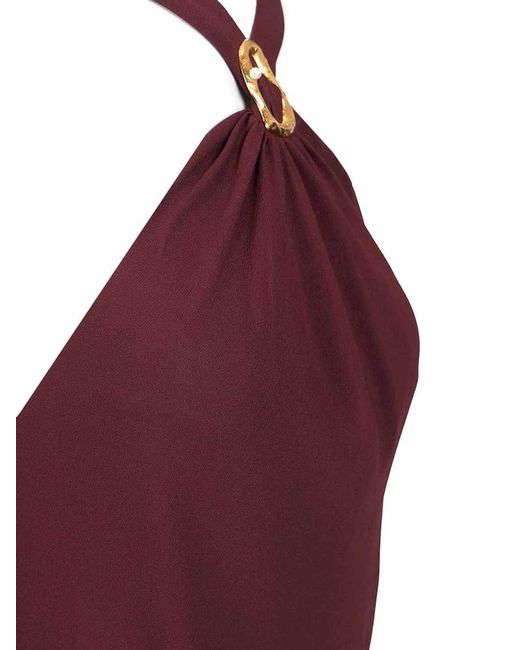 Forte_forte Purple Crepe Dresses