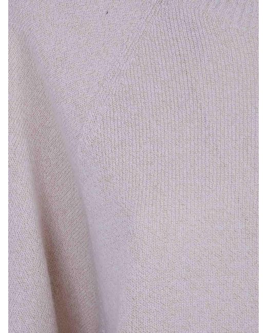 Twinset Gray Round Neck Sweater