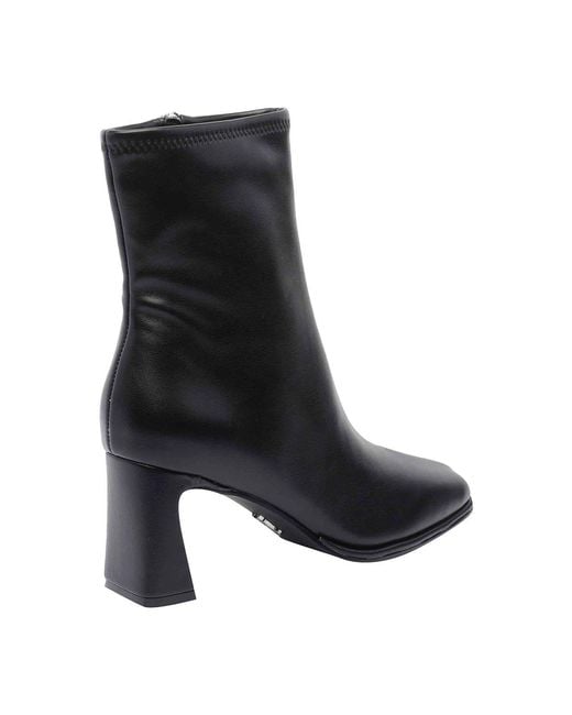 Steve Madden Black Odesa Pump Booties