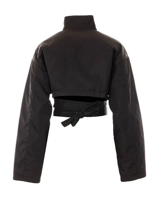 Alaïa Black Belted Bomber