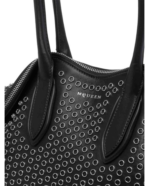 McQueen Black Chiusura Zip