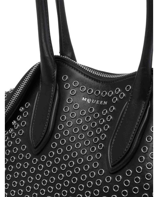 Alexander McQueen Black Chiusura Zip