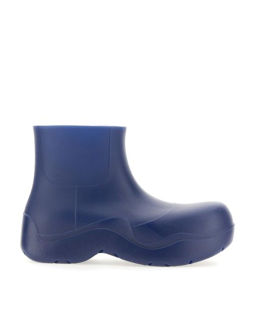 Bottega Veneta Blue Rain Boots for men