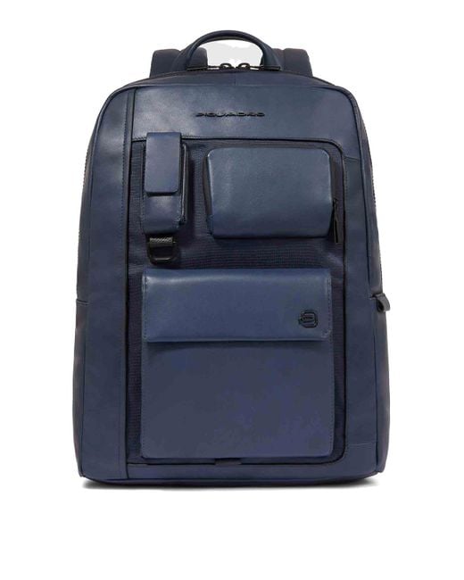 Piquadro Blue Pc Backpack 14 for men