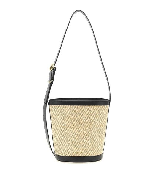 Borsa A Secchiello di Jil Sander in White