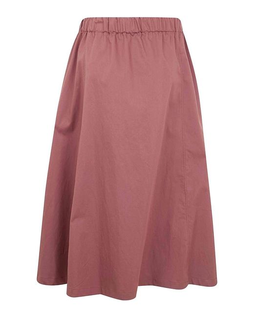 Paul Smith Red Midi Skirt
