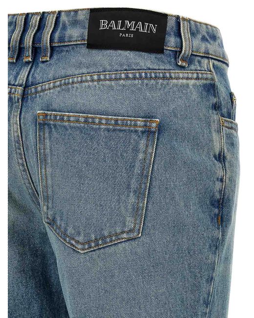 Balmain Blue Flare Jeans