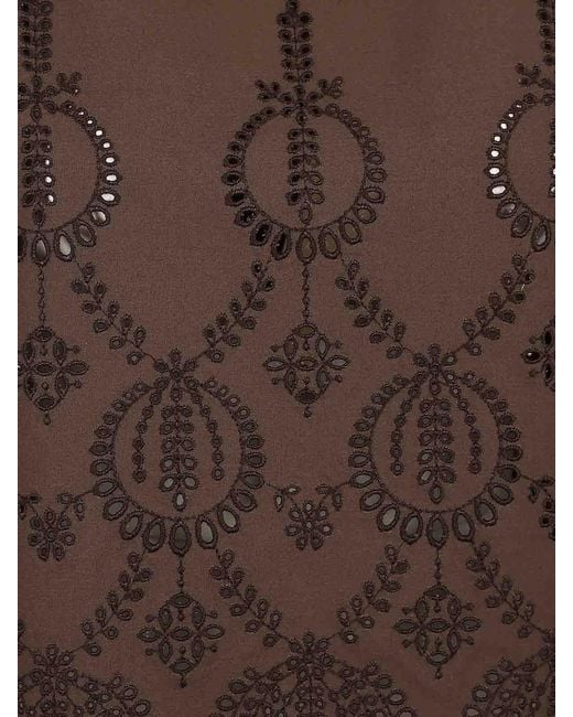 P.A.R.O.S.H. Brown Blouse