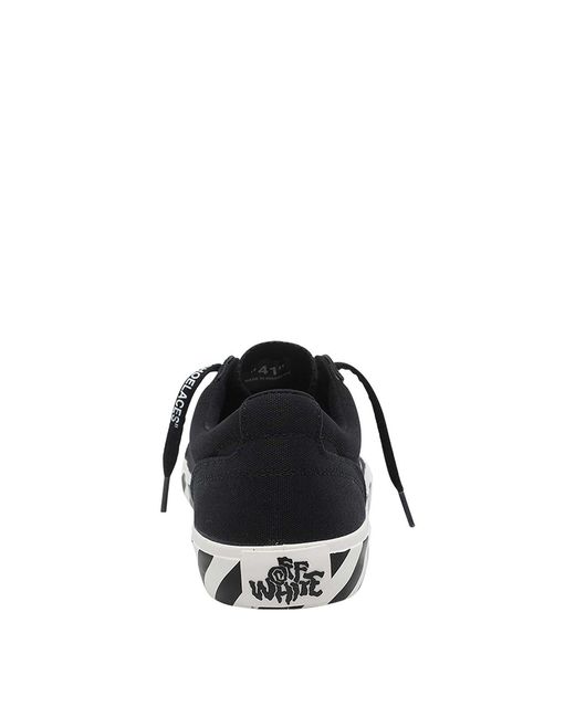 Off-White c/o Virgil Abloh Black Vulcanized Undercut Sneakers for men