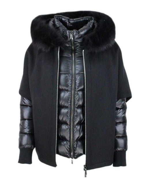 Moorer Gray Wool And Cashmere Jacket