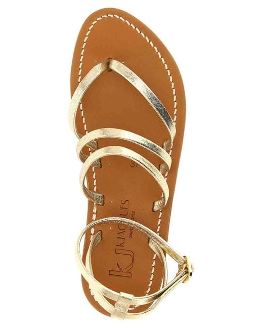 K. Jacques White Hemeree Sandals
