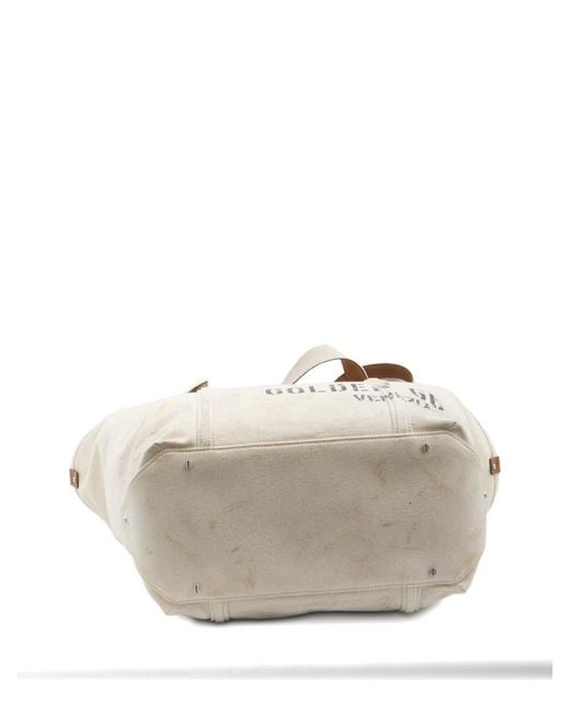 Golden Goose Deluxe Brand Natural 247 Canvas Tote Bag