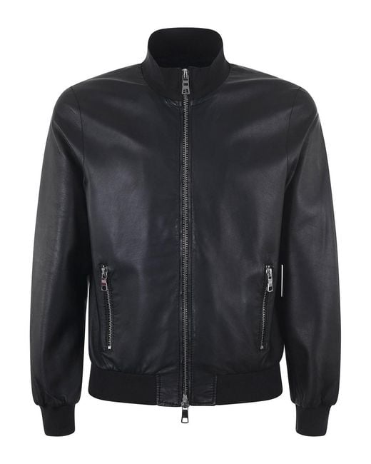 THE JACK AND JACKIE LEATHERS Black The Jack Leathers Jacket for men