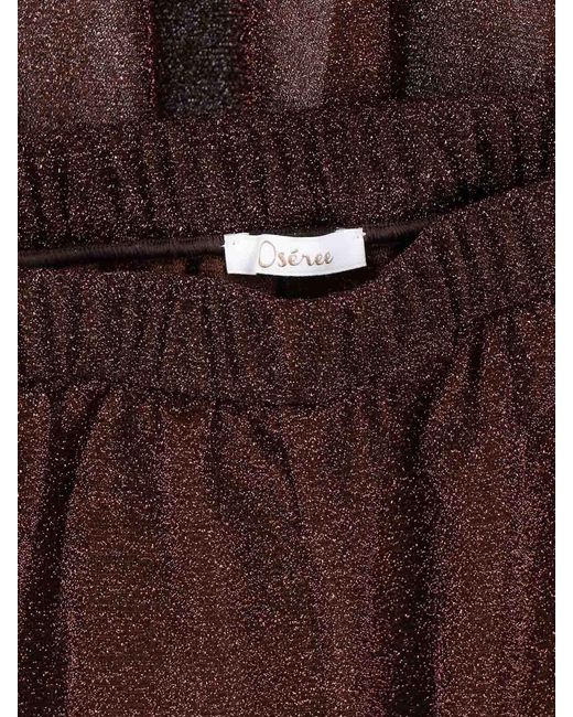 Oseree Red Pants