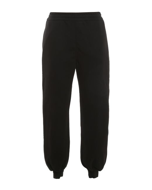 Alexander McQueen Black Cotton Sweat Pants