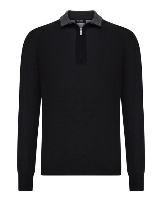 Polo Nome pour homme en coloris Black