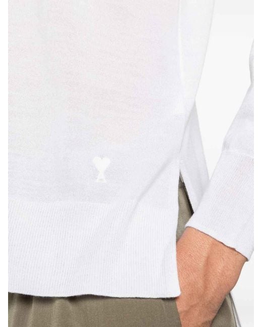 Girocollo di AMI in White