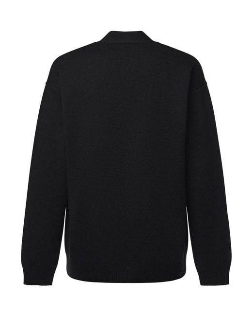 Alpha Studio Blue Wool Cardigan for men
