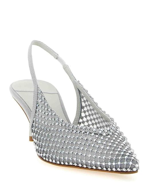 Le Silla White Gilda Slingback