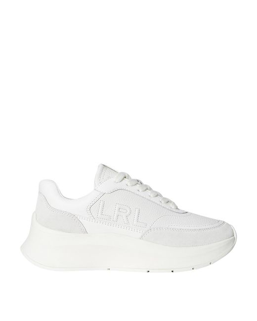 Ralph Lauren White Franky-Sneakers-Low Top Lace
