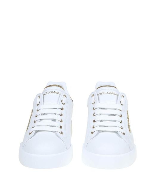 Dolce & Gabbana White Portofino Sneakers