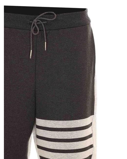 Thom Browne Black Track Pants for men
