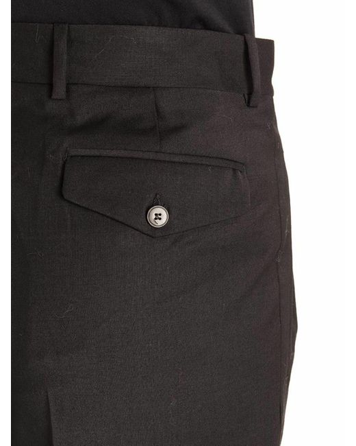 Stella Jean Black Wool Trousers