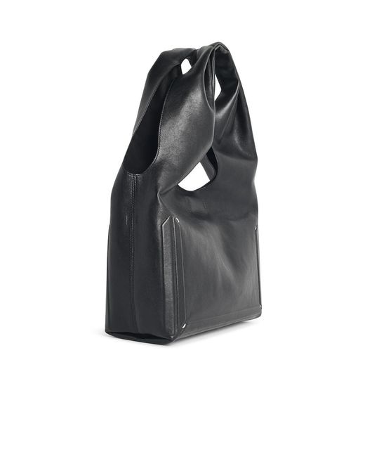 Maison Margiela Black Medium Leather Bag