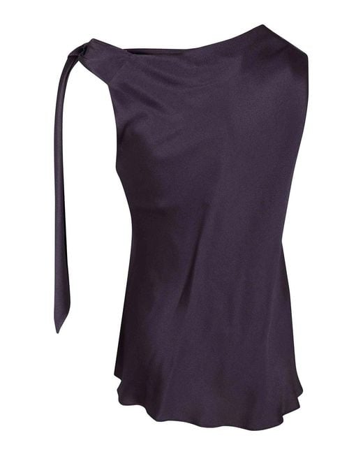 Antonelli Purple Cloe Norberto Silky Top