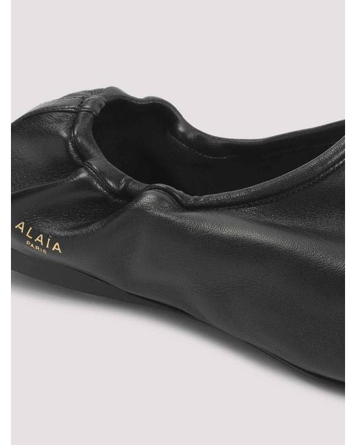 Alaïa White Lamb Leather Sandals