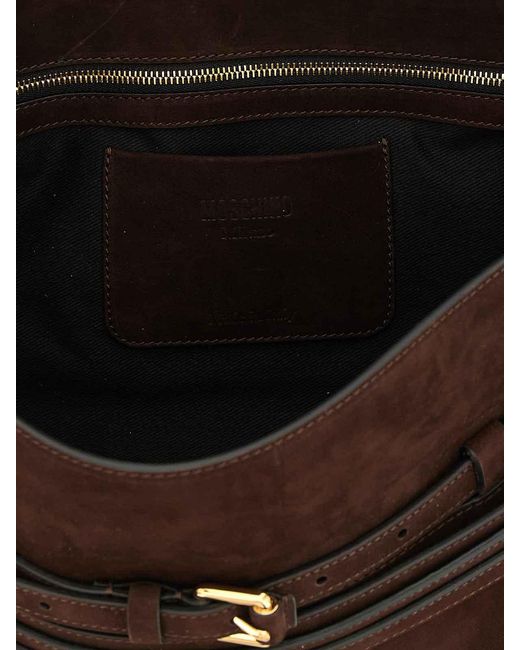 Moschino Brown Tie Me' Shoulder Bag