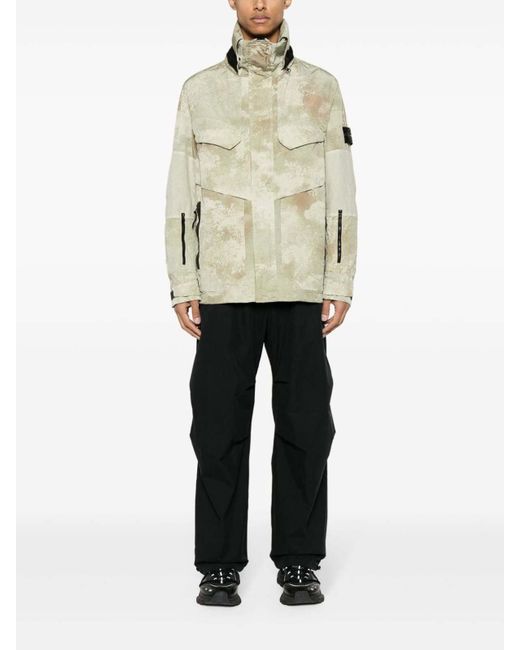 Stone Island Natural Camouflage Pattern Jacket for men