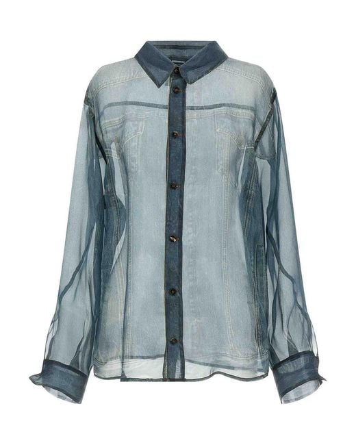 Haikure Blue Maya Shirt